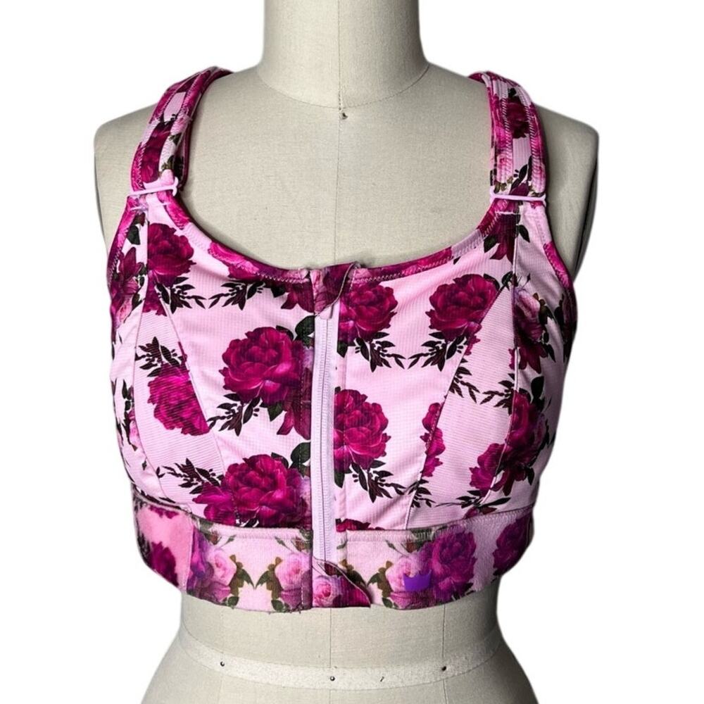 Shefit Ultimate High Impact Sports Bra Vintage Rose Floral - Size 2Luxe (2XL)